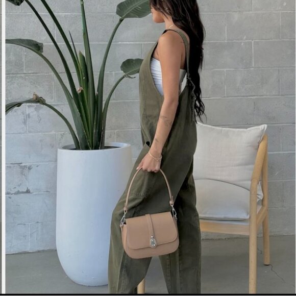 Free People Olive Green Jumpsuit - Picture 3 of 11